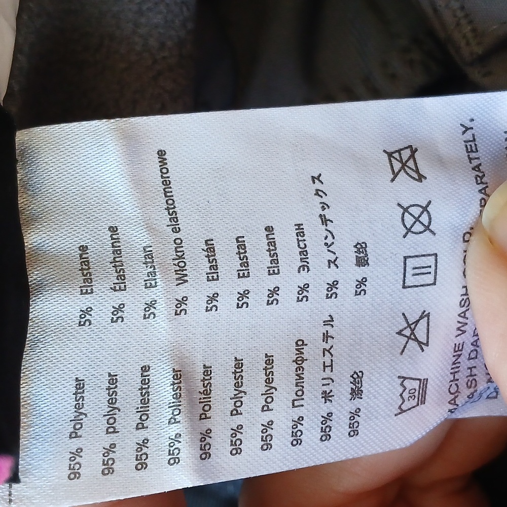 NWT Little Donkey Andy Technical Equipment Ski Snow Pants Grey Floral Size Med - Picture 8 of 8
